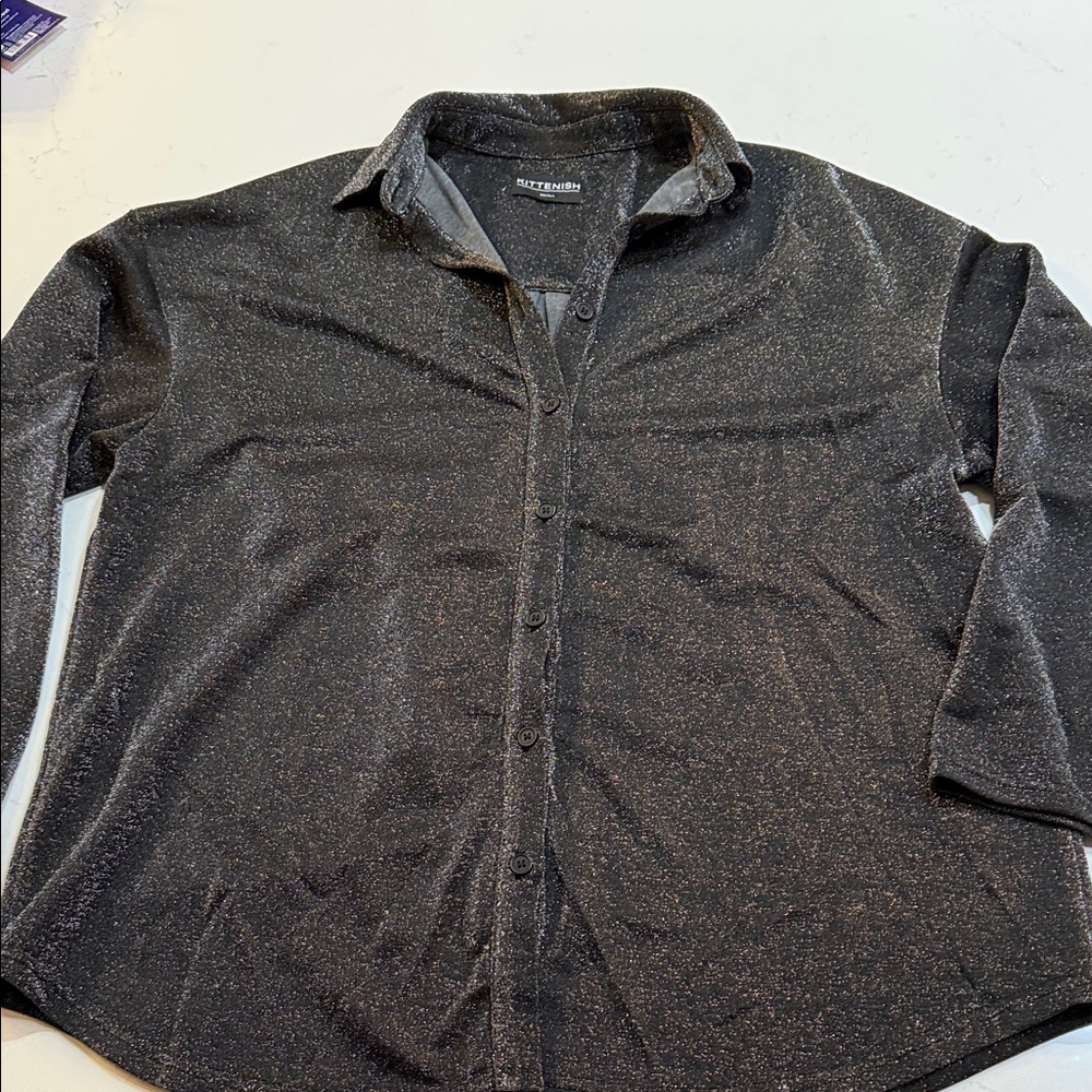 Kittenish sparkly top